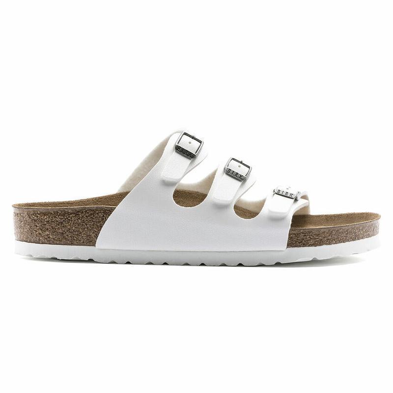 Birkenstock Birko-flor Florida Dame Hvide | DK 462LIS